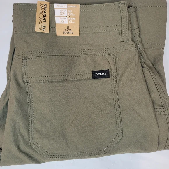 prAna Men's Stretch Zion II Pants 33x32 NWT - Picture 5 of 5
